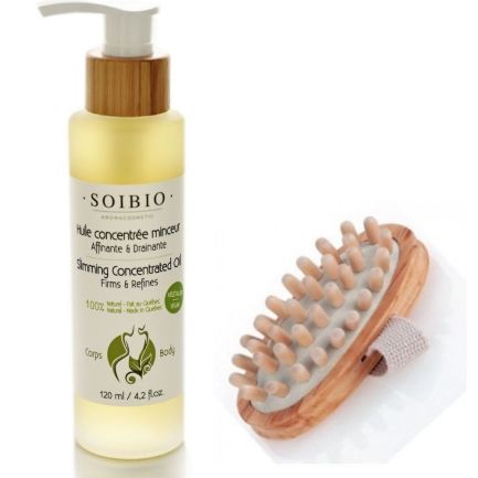 Concentrated slimming oil + Massage brush